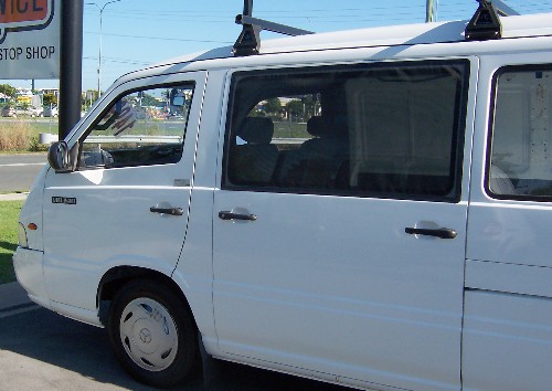 toyota hiace side window installation #1