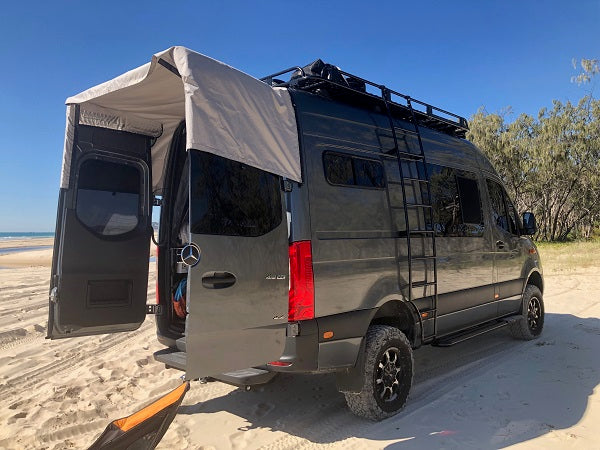 Magnetic Rear Awning for Vans with Barn Doors®️ | Top Gear 2 Go